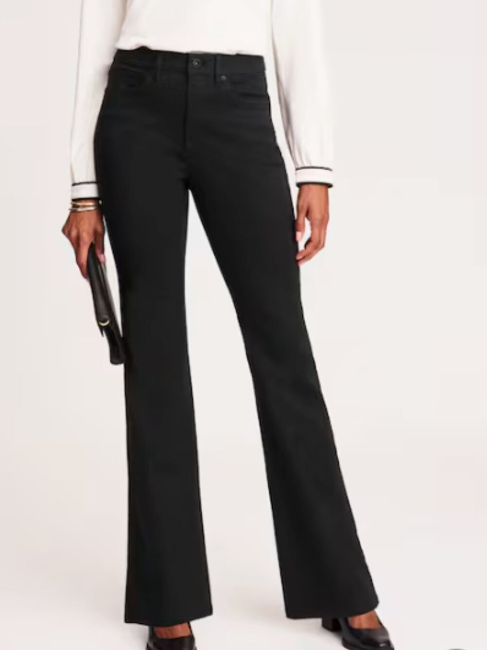 NWT J.Jill High-Rise Curved-Pocket Flare Jeans